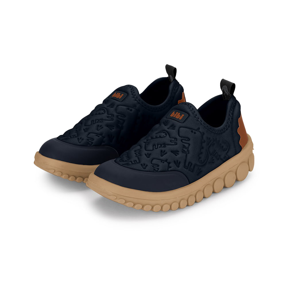 Tênis infantil masculino Bibi modelo 1155408 azul marinho para seção benefícios
